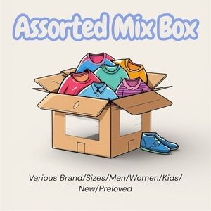 Assorted Clothing Box Mix – Great for Personal Use, Gifting,or Resale
